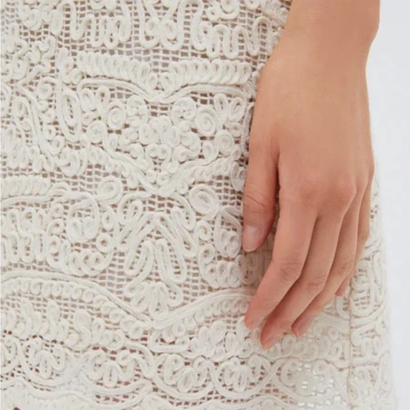 Tuckernuck Cream Lace Top - Picture 4 of 8